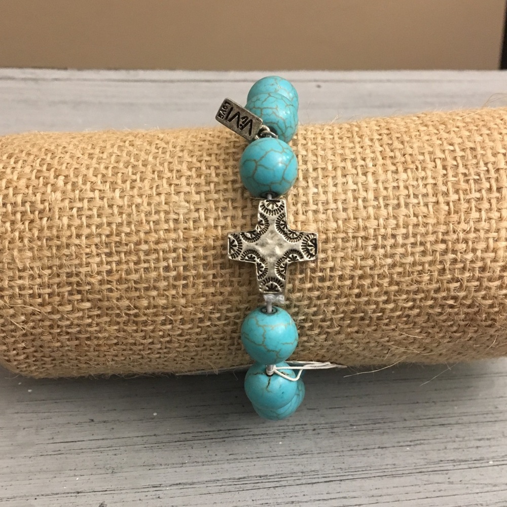 ViVI Serenity Antique Cross Bracelet